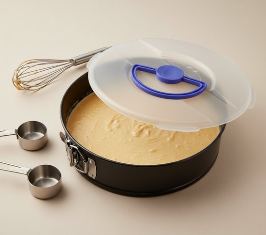 Moule à charnière Alpina - Ø 26 cm - Revêtement antiadhésif - avec couvercle