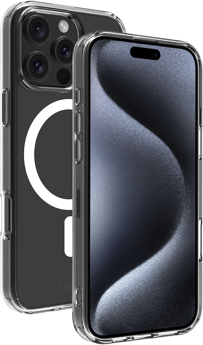 BeHello Case iPhone 16 Pro - Magsafe - Transparent
