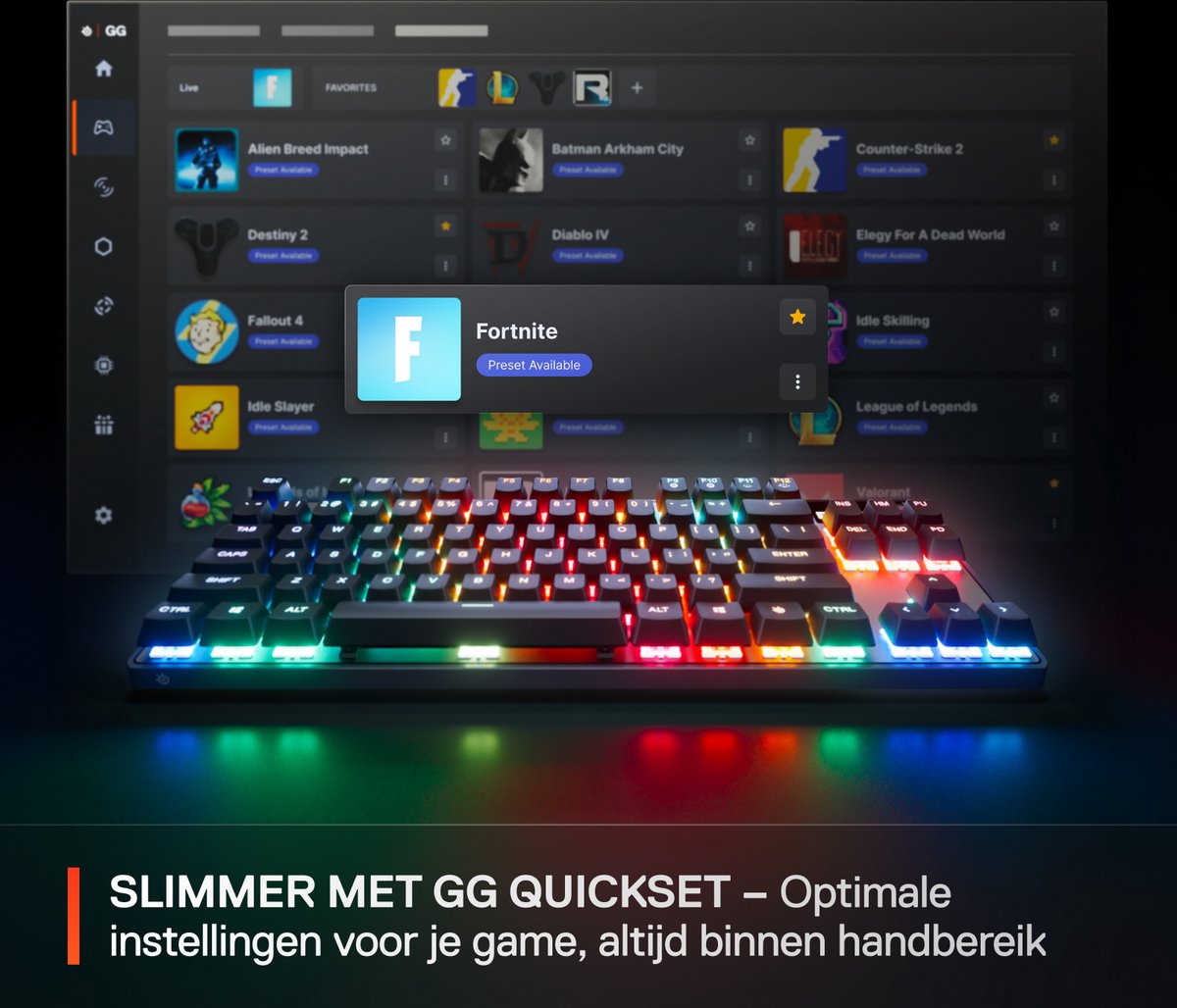 SteelSeries Apex Pro Gen 3 TKL - Clavier gaming - filaire - éclairage couleur réglable - écran OLED - noir