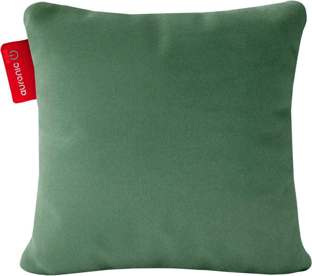 Auronic Heat Pillow - Classic - 45x45 - Sans fil - Rechargeable - Oreiller électrique - Infrarouge - Vert pastel