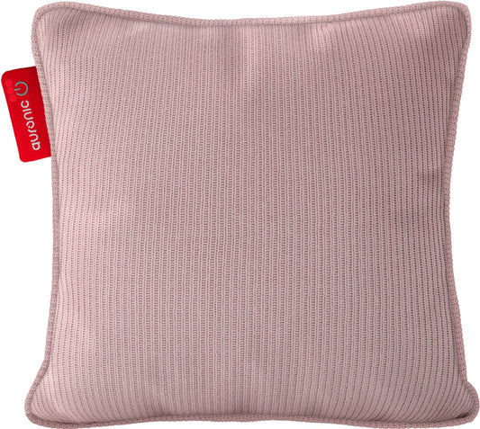 Auronic Heat pad - Tricoté - 45x45 cm - Sans fil - Rechargeable - Électrique - Infrarouge - Rose poudré