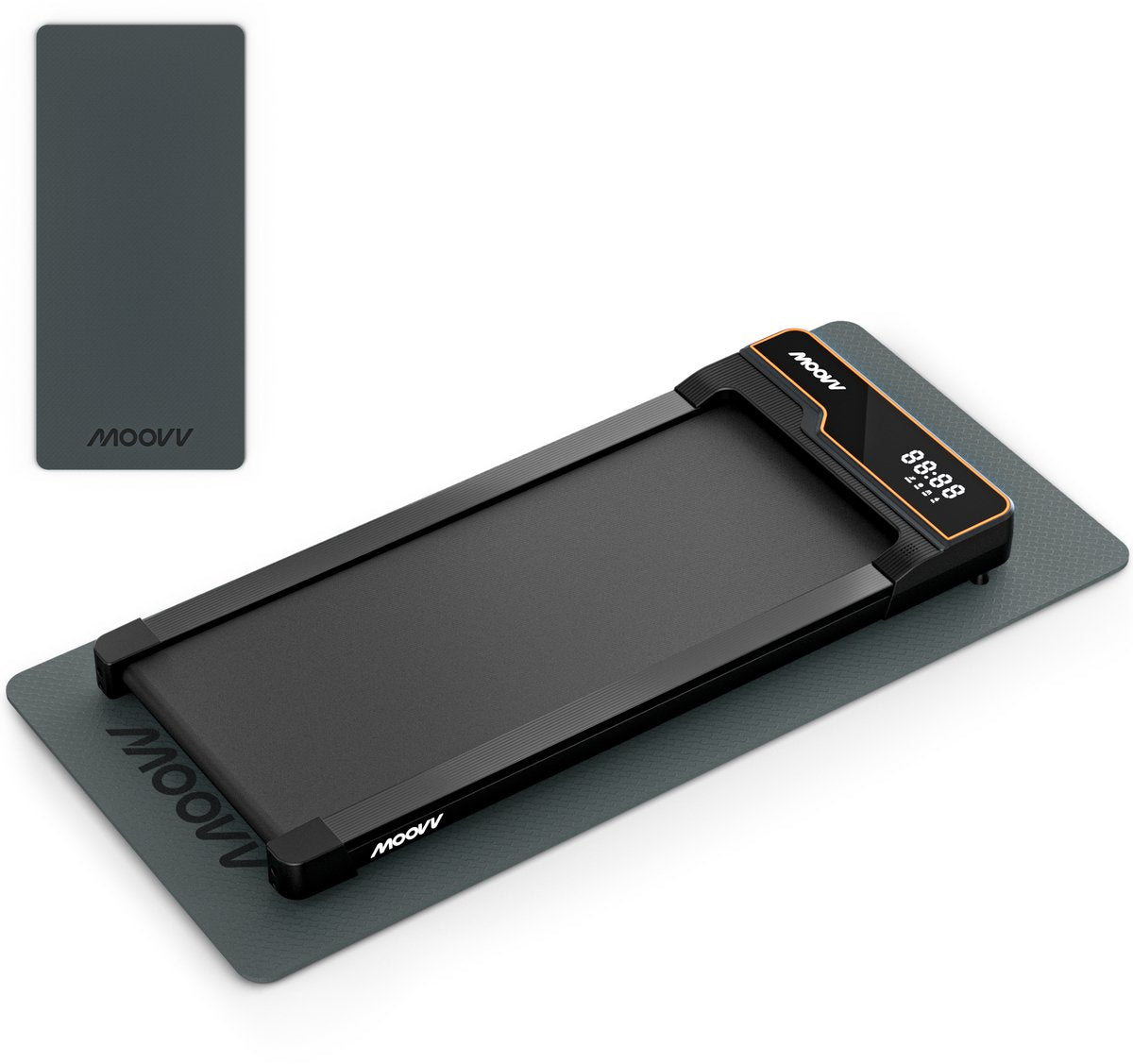 Moovv SmartStep v3 Treadmill - Tapis de marche - Bureau de marche - Tapis de course 1-6km/h - Accessoires inclus