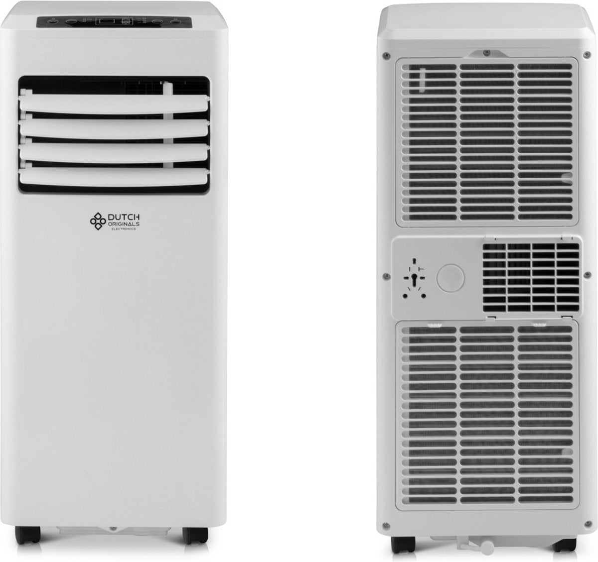 Dutch Orginials - Smart Air Conditioner - 7000 BTU - Airco on Wheels - 3 fonctions - 30 m² - Télécommande incluse - Blanc
