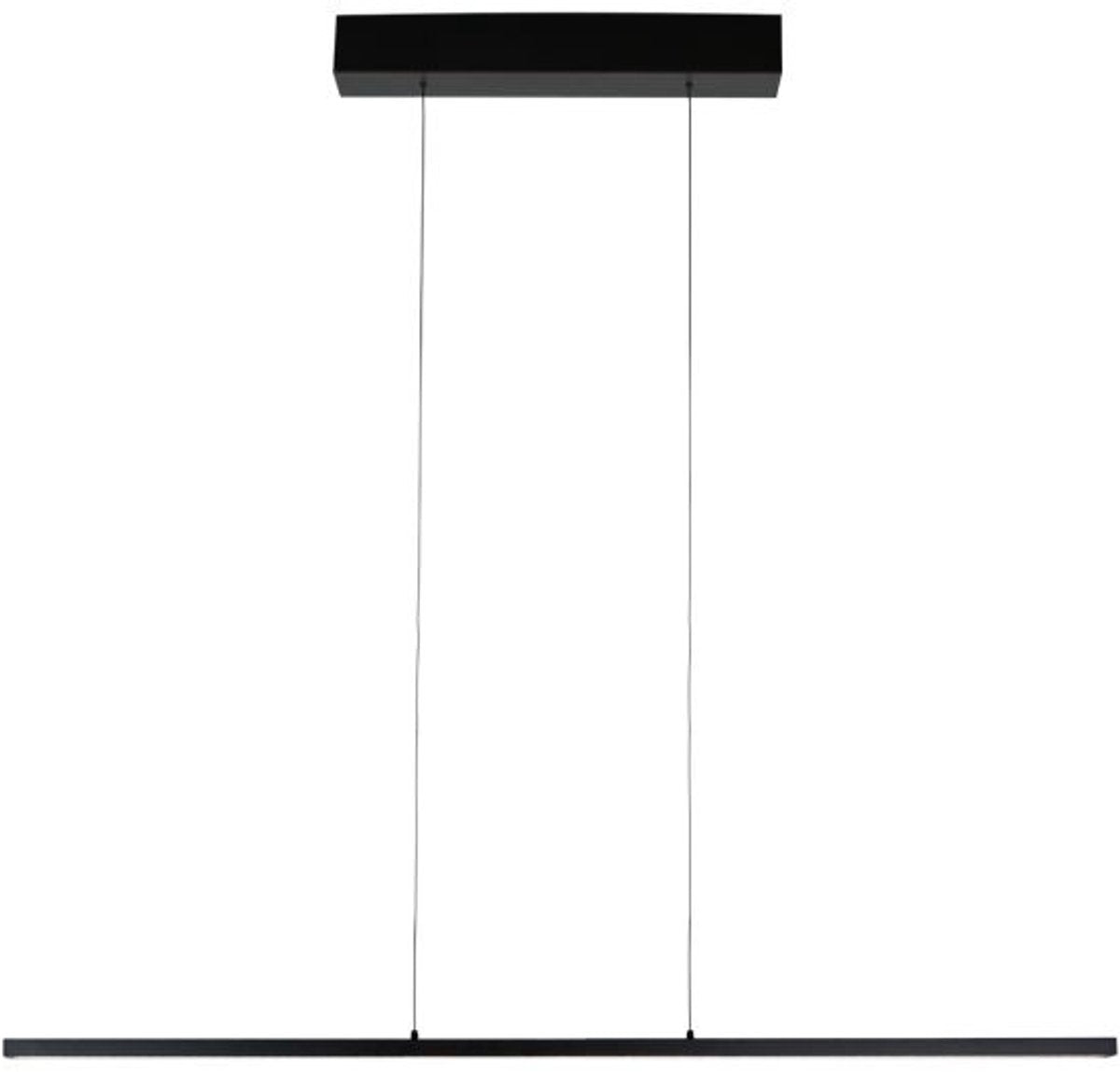 Steinhauer Bande LED Pendant Lamp - Black Metal - Design Lamp with Upper and Lower Light - Adjustable - Modern & Functional - 3-Light - 3800 Lumens