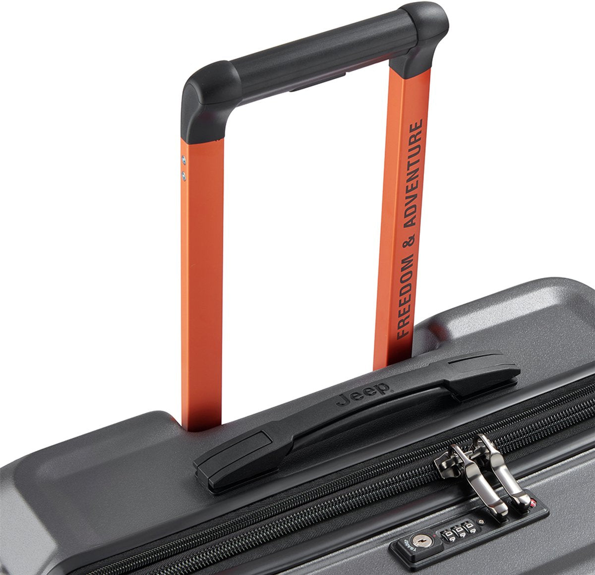 Jeep Trolley extensible XL 122L - anthracite - 81 x 53 x 33-36 cm - TSA Lock