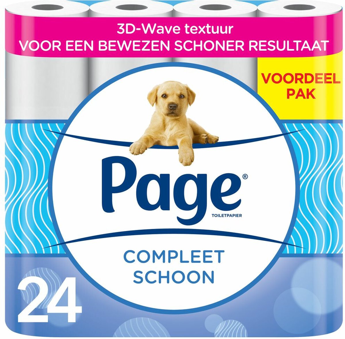 Page Papier hygiénique Complete Clean 2 plis - 24 rouleaux - Blanc