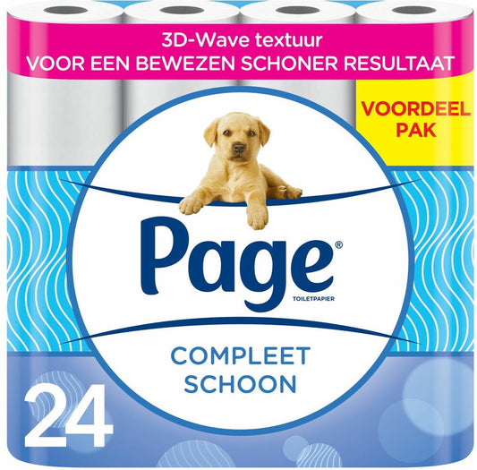 Page Papier hygiénique Complete Clean 2 plis - 24 rouleaux - Blanc