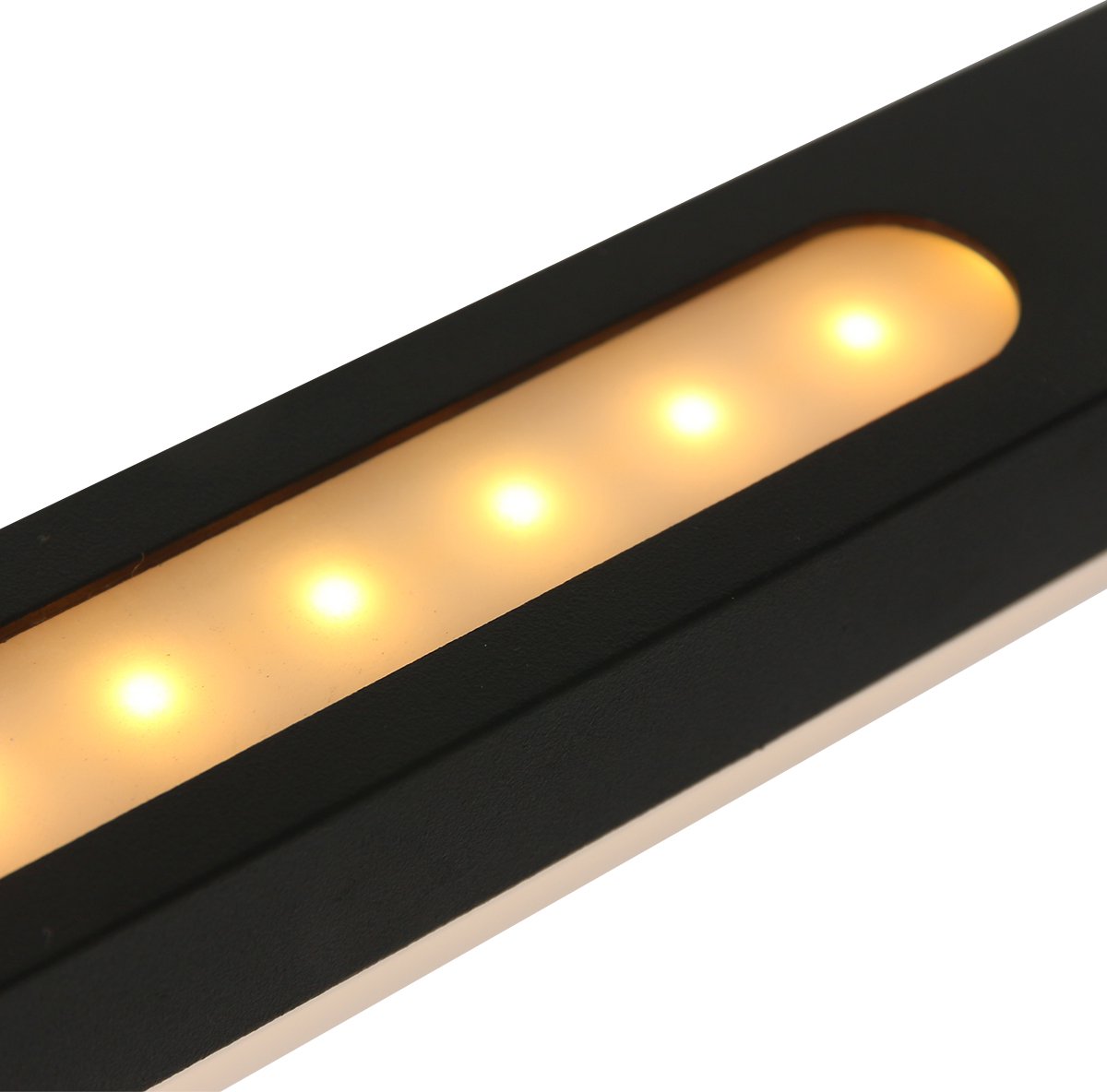 Lampe suspendue réglable Zelena - 2-lumières - Plastique/métal - 155 cm - Hauteur réglable jusqu'à 117 cm - Design moderne - Noir