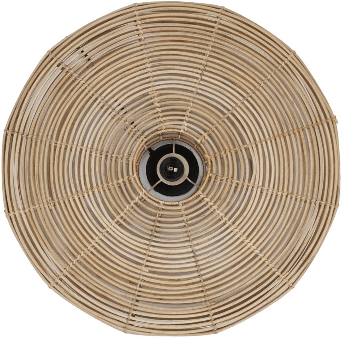 Light & Living Applique Mataka Rattan Ø51 cm - Marron - Applique ronde - Luminaires d'intérieur