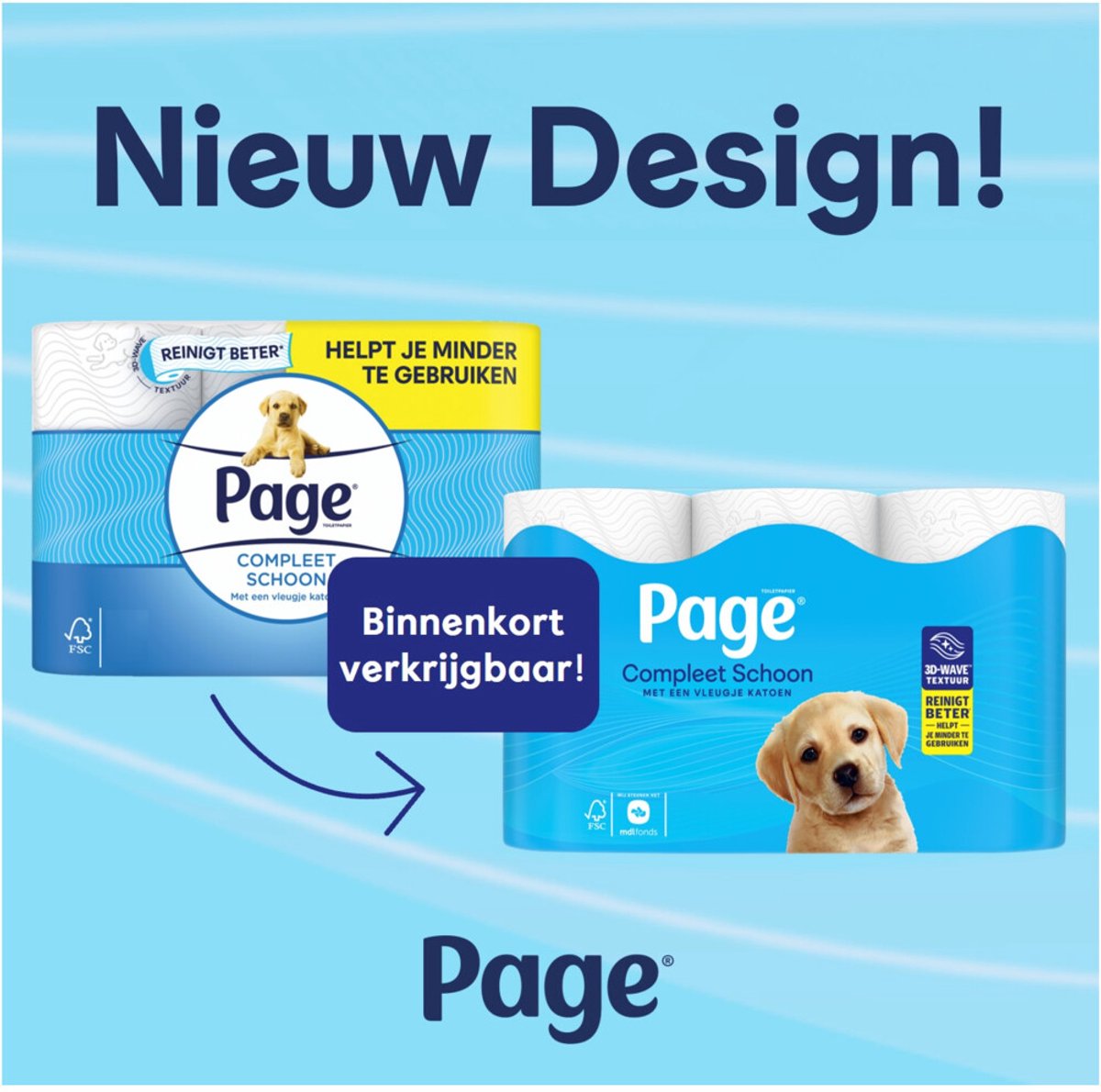 Page Papier hygiénique Complete Clean 2 plis - 24 rouleaux - Blanc