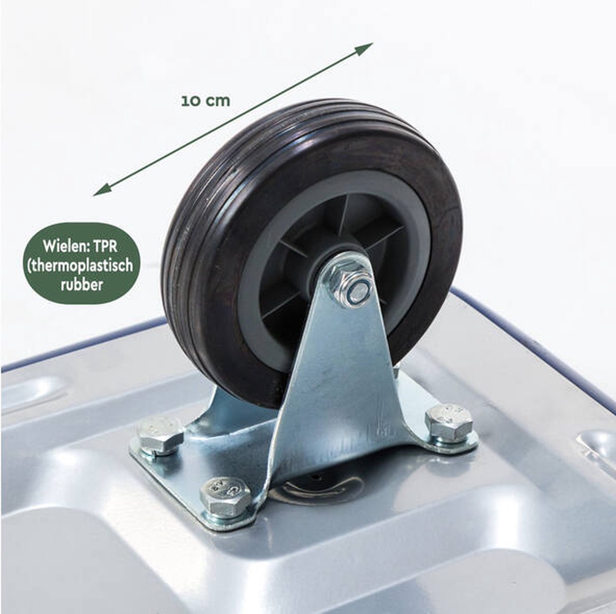 BRASQ Chariot à plate-forme pliable - Capacité 150 KG - Chariot de transport - Chariot de stockage - Chariot à plate-forme