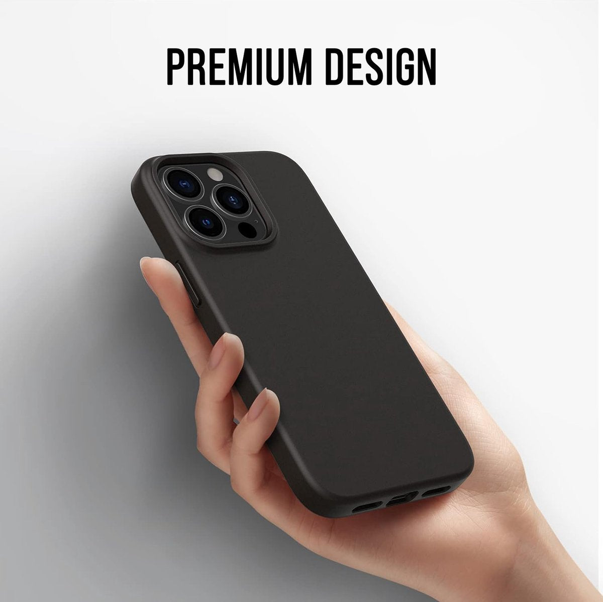 Podec iPhone 13 Pro Case & Screen Protector - Noir - 14,7 x 7,1 x 1 cm