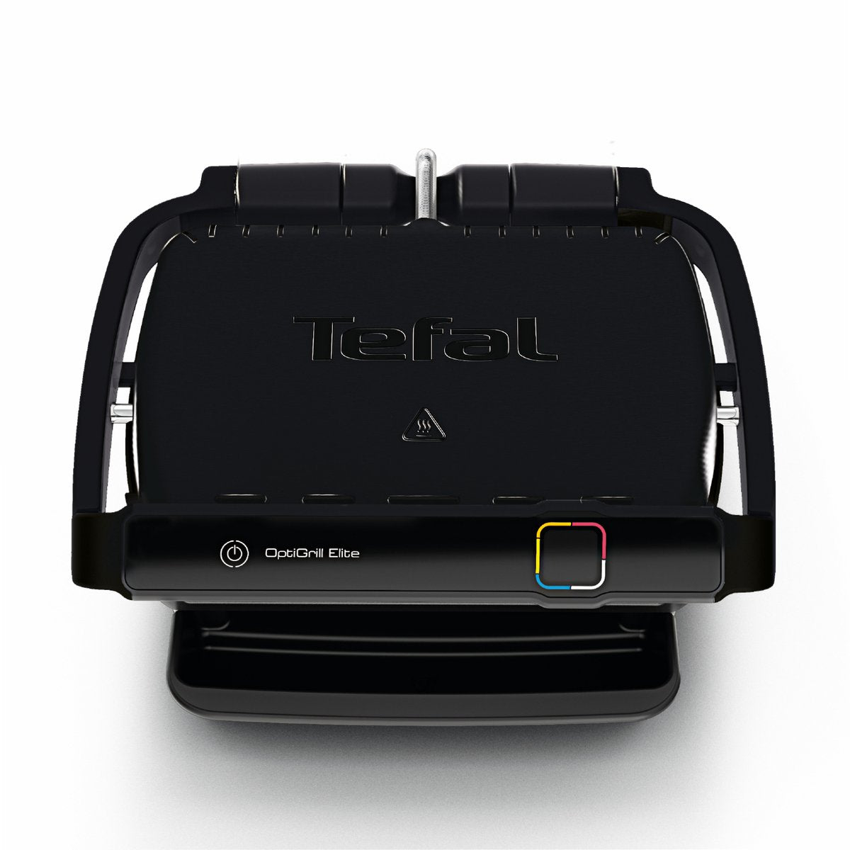 Tefal OptiGrill Elite GC7508 - Gril de contact intelligent 30x20 cm - 12 programmes automatiques pour la viande, le poisson et les légumes - Assistant numérique de gril - Noir - 2000W