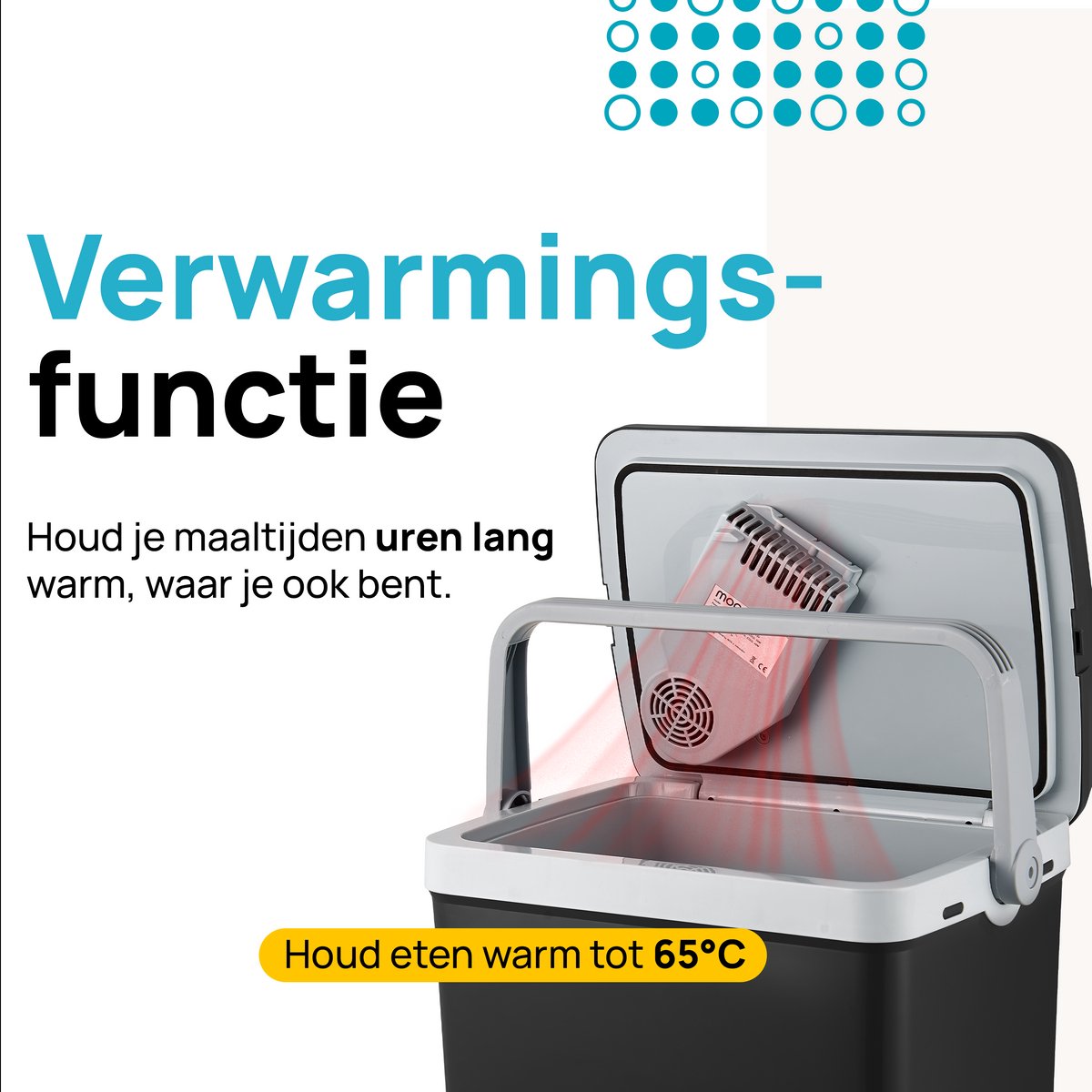 Moa glacière thermoélectrique - 32 litres - fonction froid et chaud - 12V/230V - noir