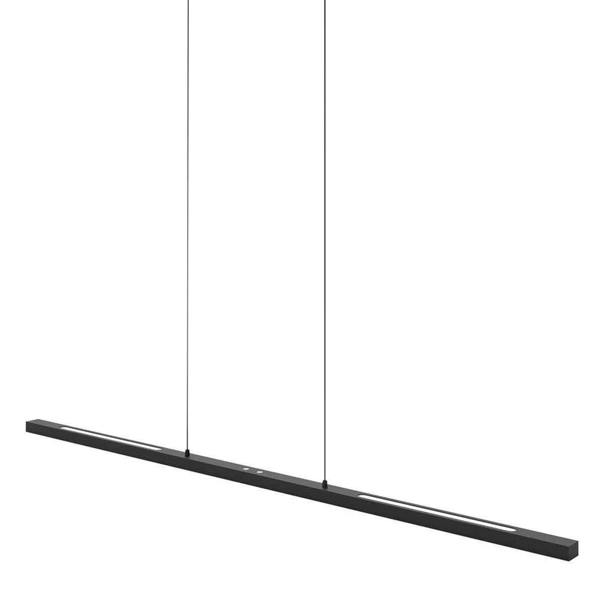 Steinhauer Bande LED Pendant Lamp - Black Metal - Design Lamp with Upper and Lower Light - Adjustable - Modern & Functional - 3-Light - 3800 Lumens