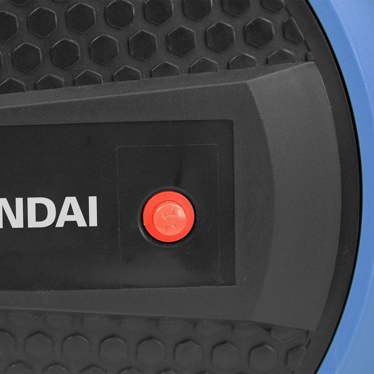 Enrouleur de câble mural Hyundai 15 m 3x1,5 mm² rétractable automatiquement bleu - support mural pivotant - 3200 W