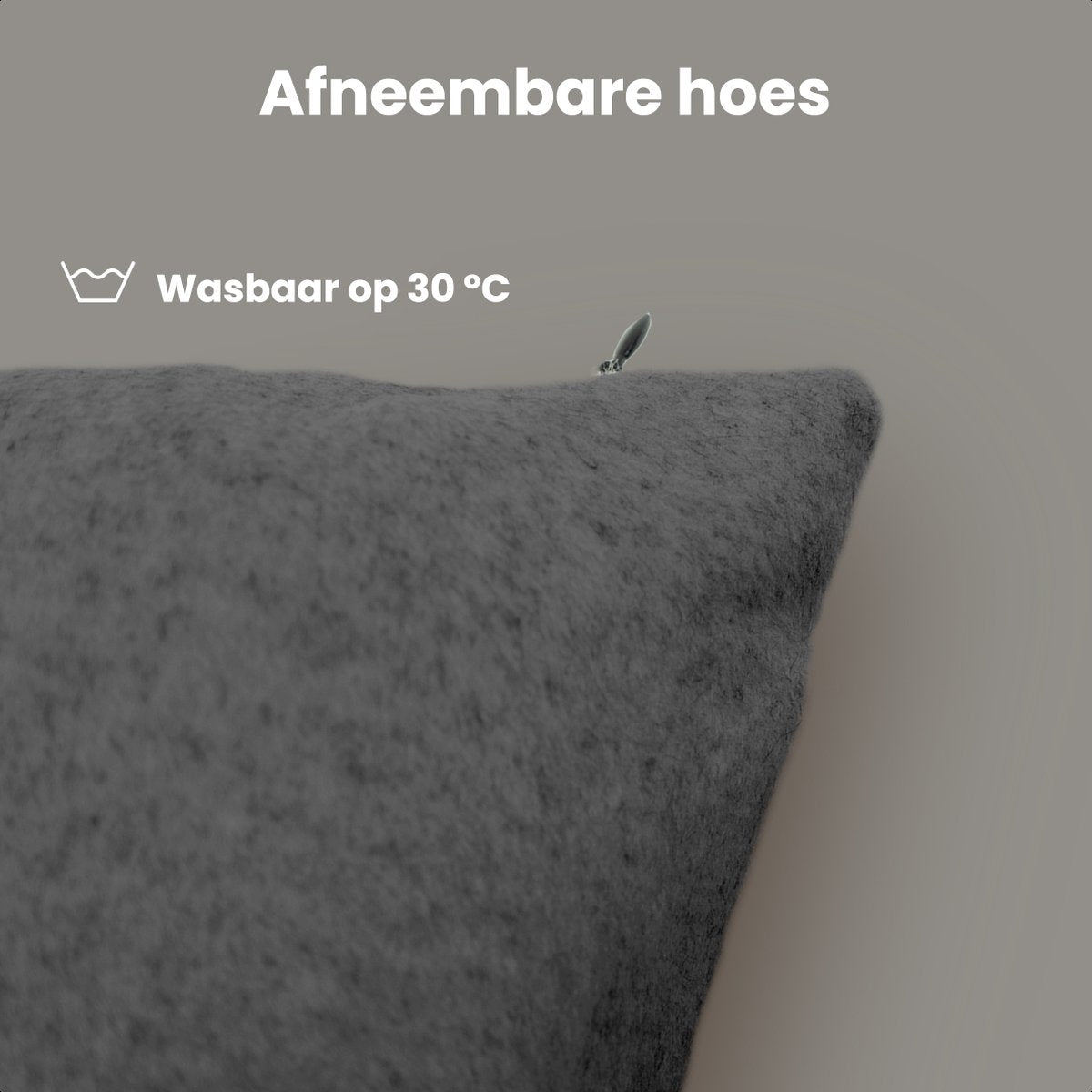 Auronic Heat Cushion - Classic - 45x60 - Sans fil - Rechargeable - Coussin électrique - Infrarouge - Anthracite