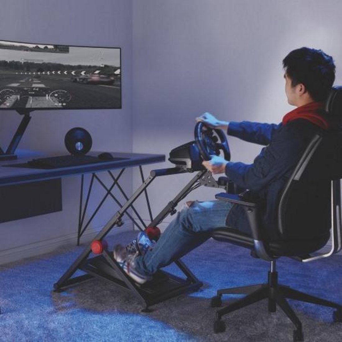 Support de roue - support de roue de course - cockpit de course - logitech - thrustmaster - fanatec