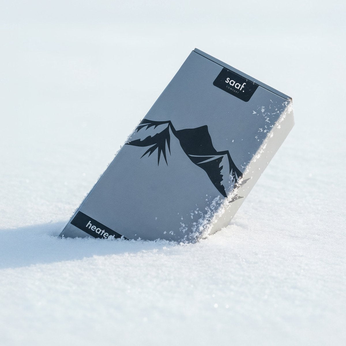 Gants chauffants Saaf XS - noir - rechargeable - 3 réglages - résistant à l'eau et au vent