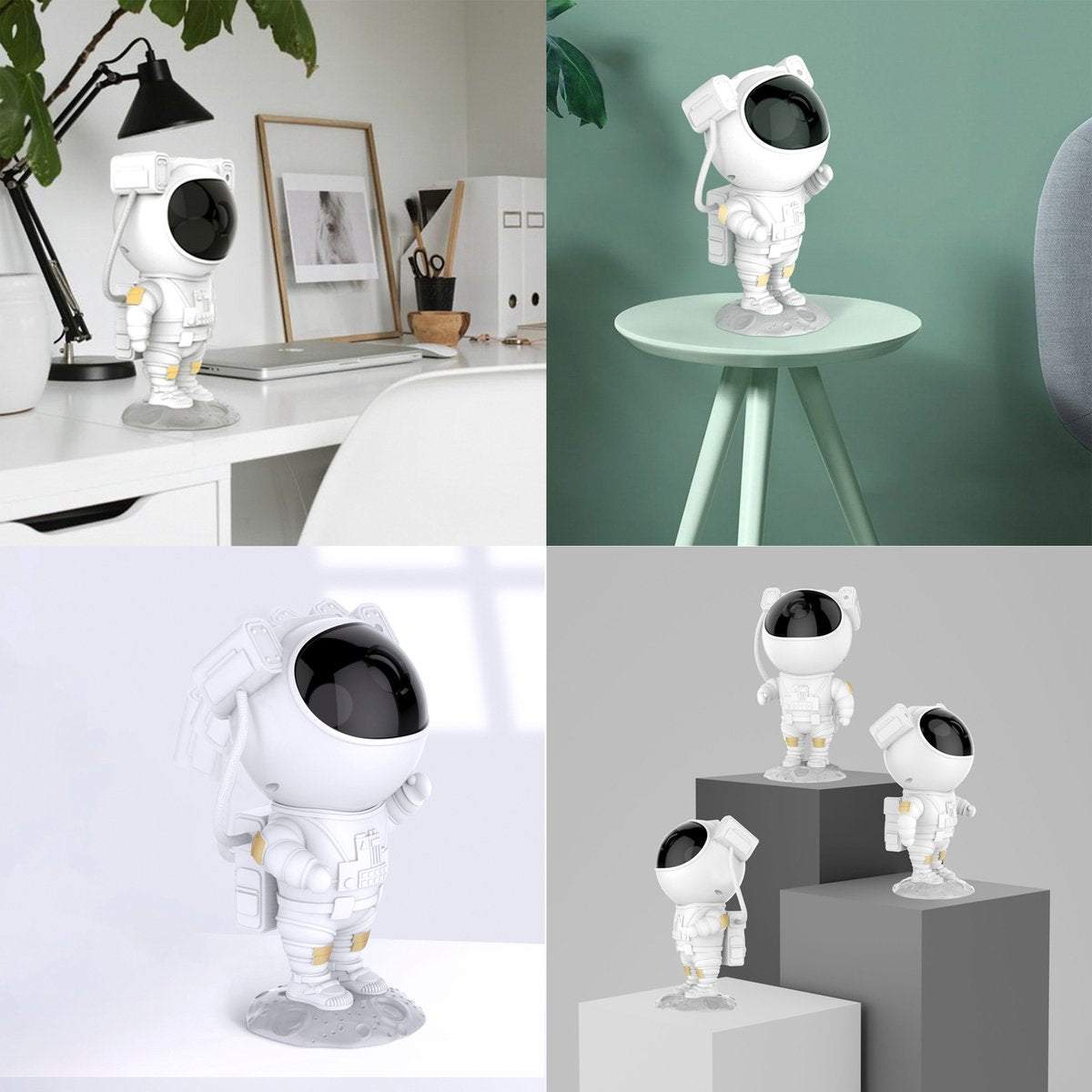 Swiftvein Astronaut Star Projector - Projecteur Galaxy avec télécommande - 8 combinaisons de couleurs