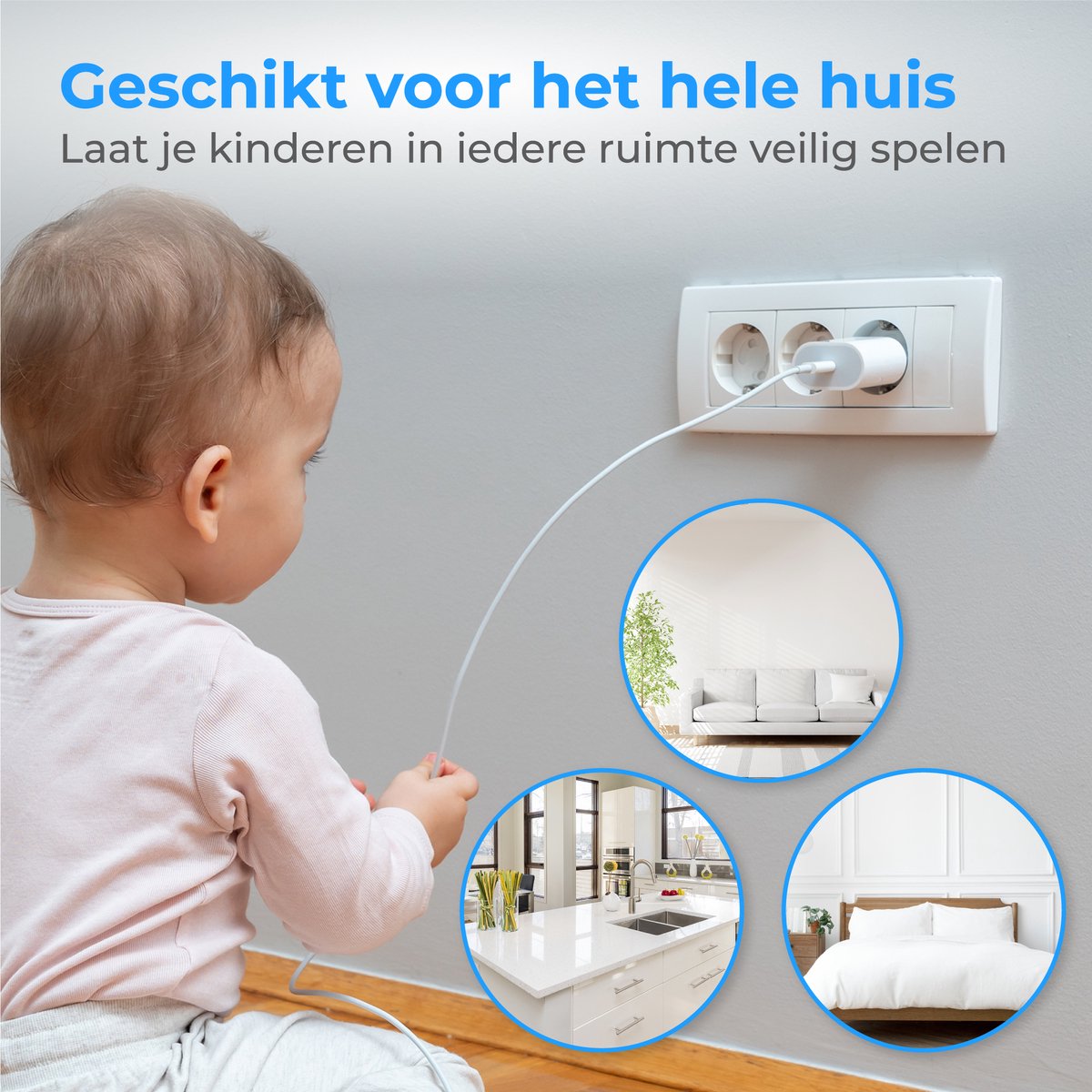 Nuvance - Protecteurs de prise - 24 pièces - blanc