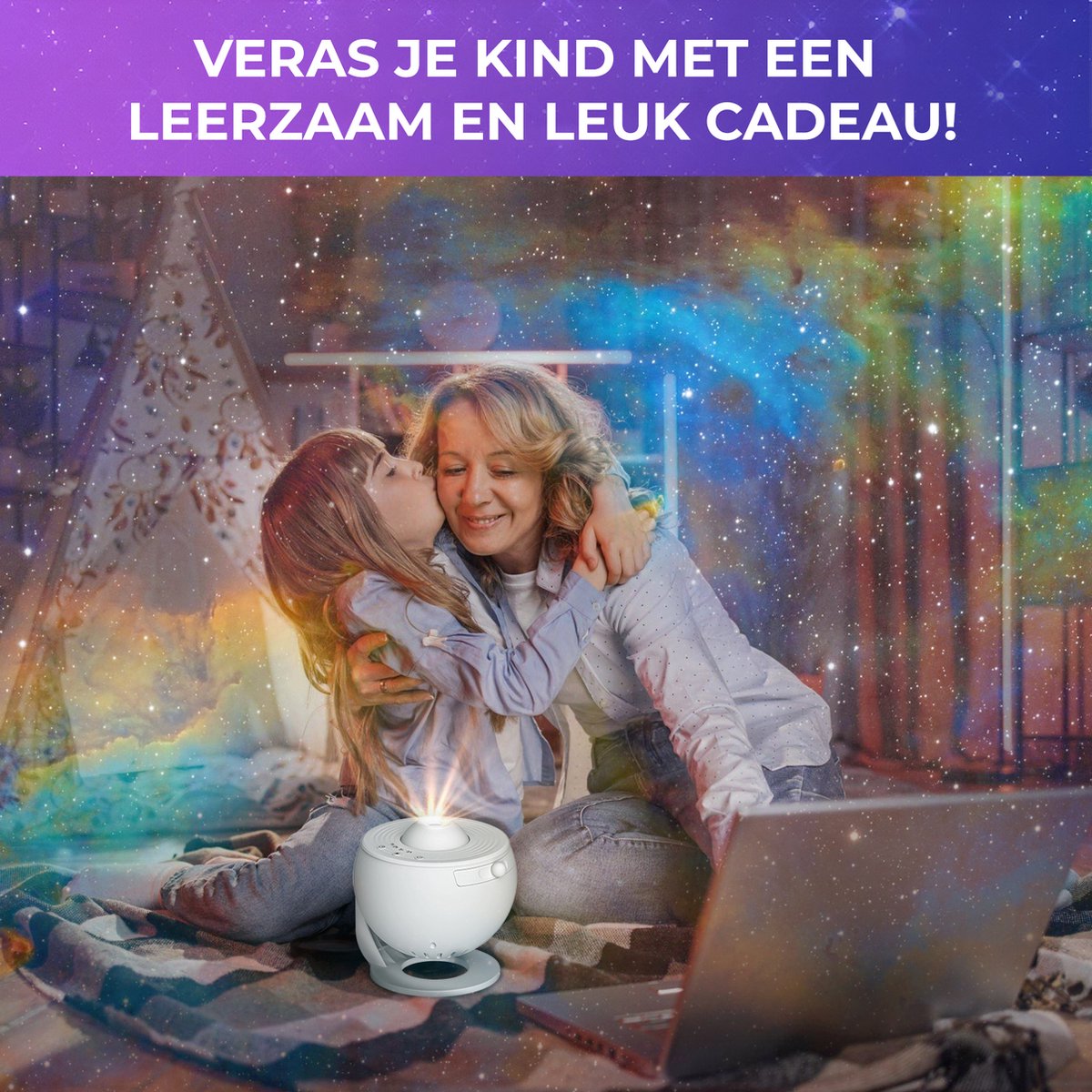 MostEssential Premium 12 en 1 lampe pour projecteur - 3000 lm - USB - White Edition