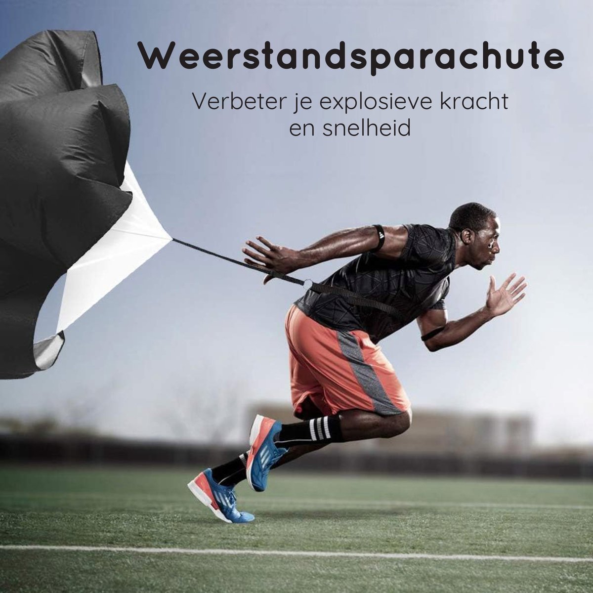 Volcan Football Training Equipment Set - Training Gear - Training Hats - Pawns - Speed Ladder - Cones - Resistance Bands - Resistance Parachute - Baltrainer - Incl. carrying bag