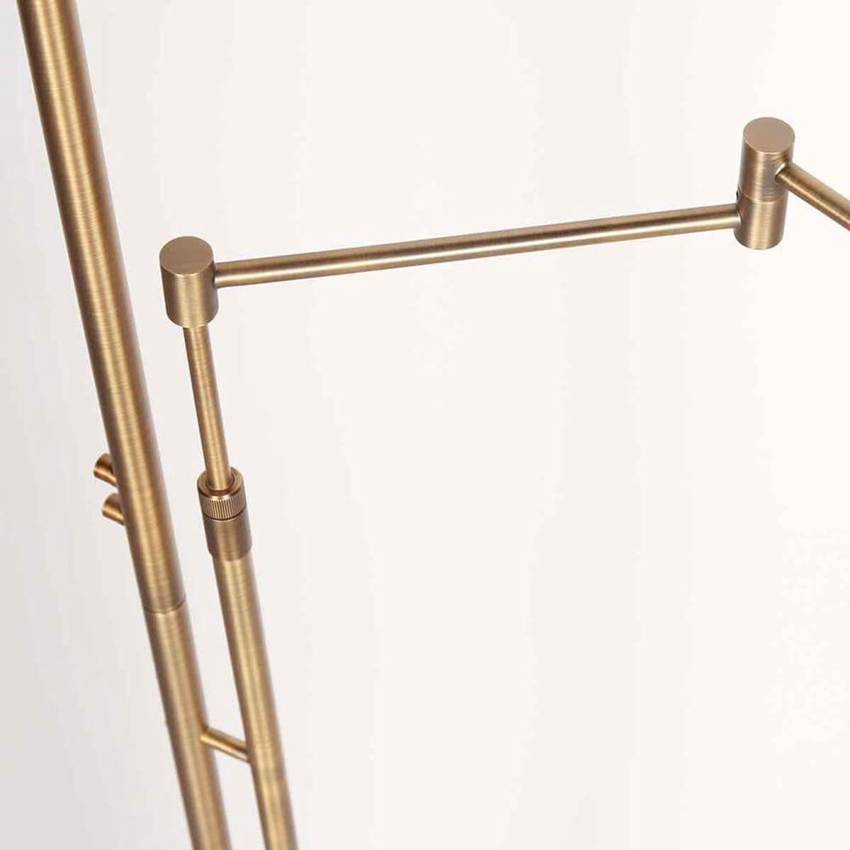 Steinhauer Turound Floor Lamp - Uplight dimmable & Reading Arm - Stylish Bronze - Metal Design