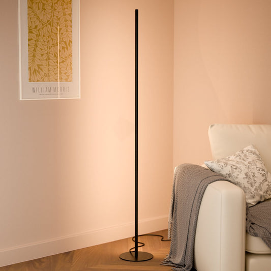 Nolt Lampadaire - Lampadaire - Dimmable - 2700K - Noir mat