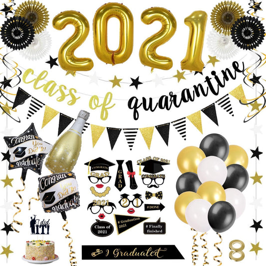 Partizzle Graduated Party Decorations Articles - Guirlandes et ballons - Hourra Graduation Party - Graduation Party Items - XL