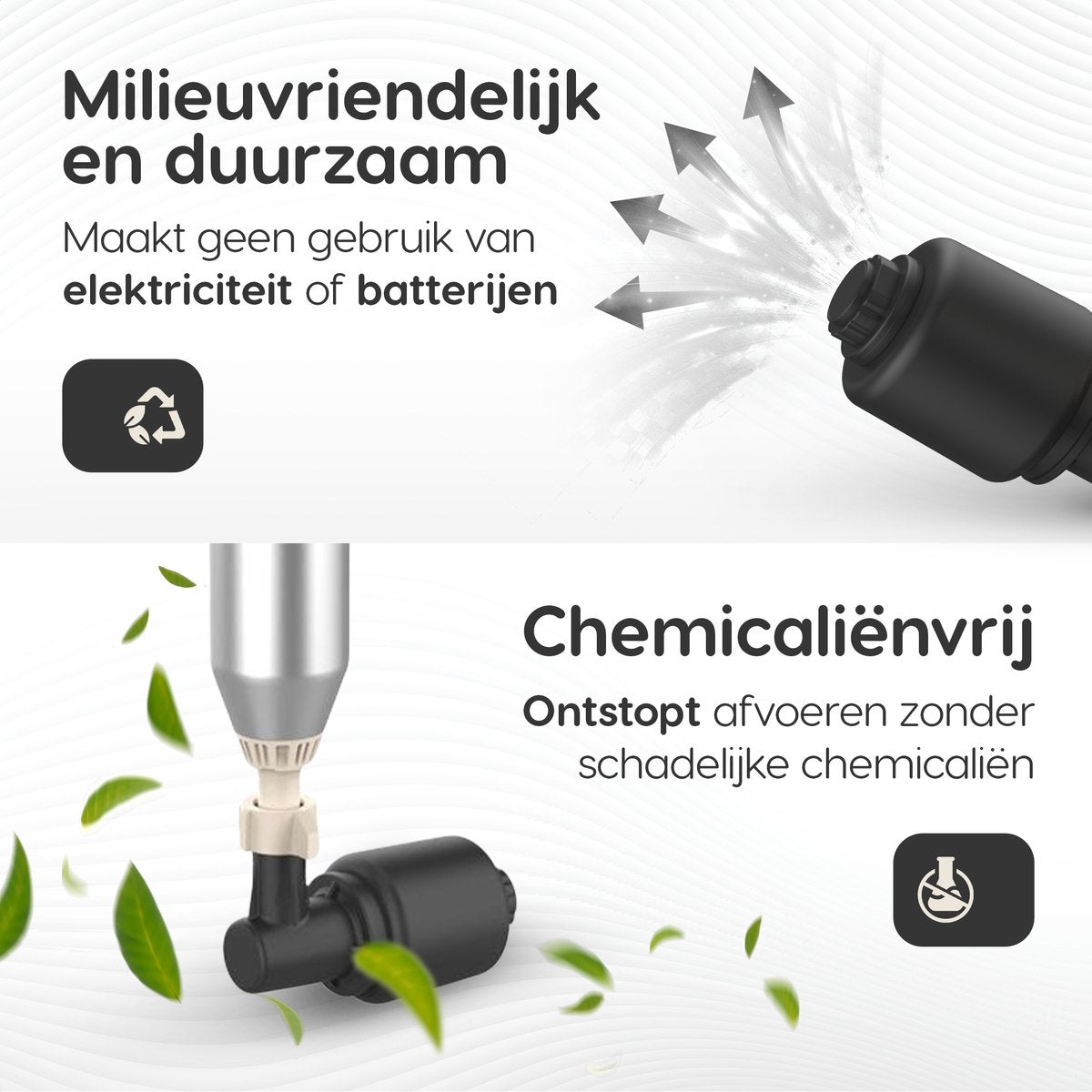 Dymac - Déboucheur - Déboucheur haute pression pour toilettes/évier - ressort de canalisation, gants et lunettes inclus - Acier inoxydable