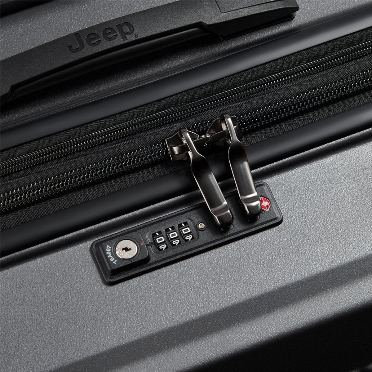 Jeep Trolley extensible XL 122L - anthracite - 81 x 53 x 33-36 cm - TSA Lock