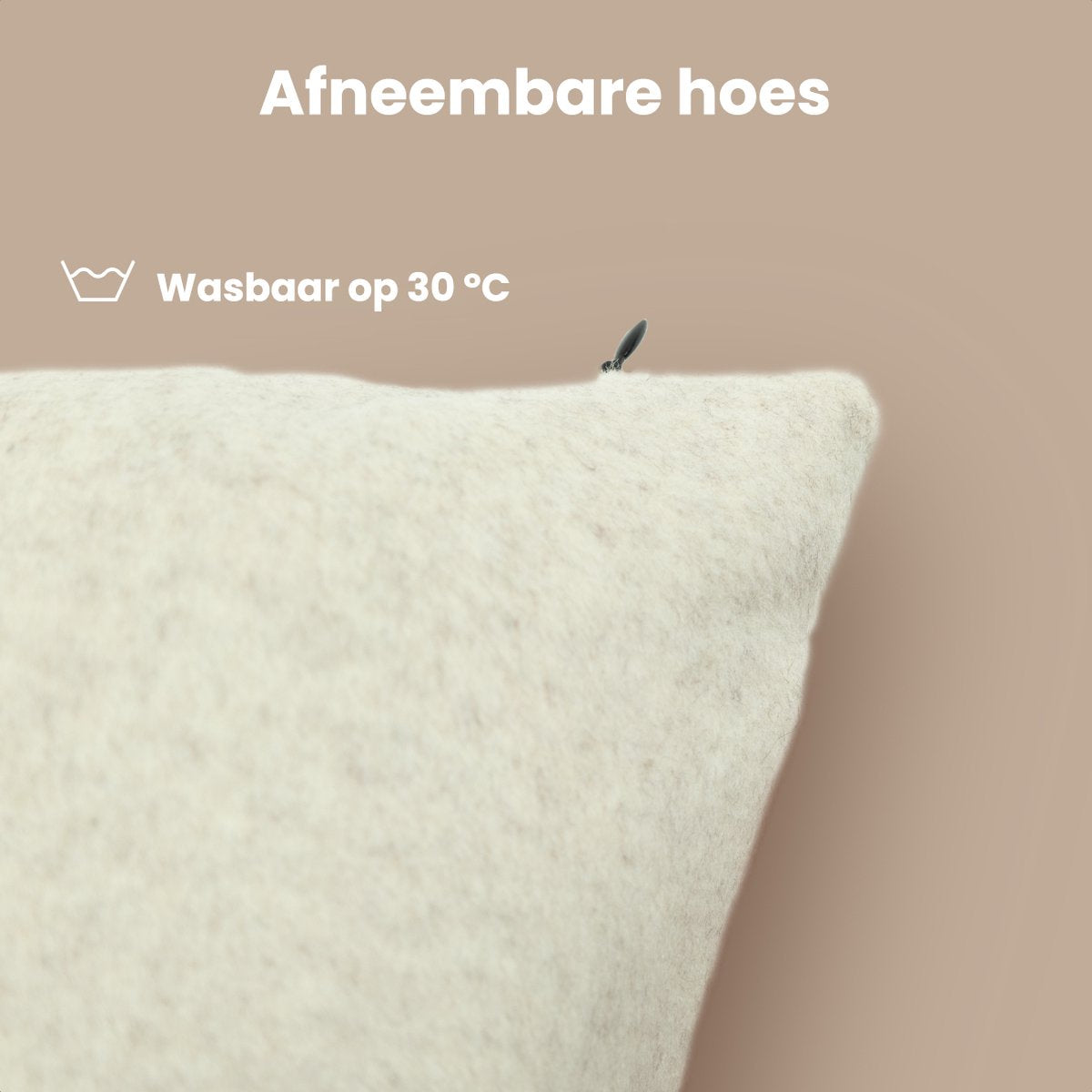 Auronic Heat Pad - 3 modes de chauffage - 10 000 mAh - 2.5m Cable - 45x60cm - Taupe