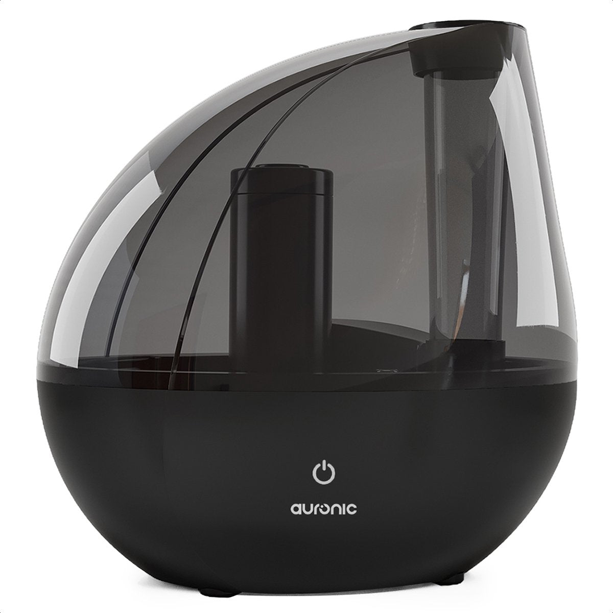 Humidificateur Auronic - Adapté à la chambre de bébé et à la chambre à coucher - Noir - Filtre à eau inclus