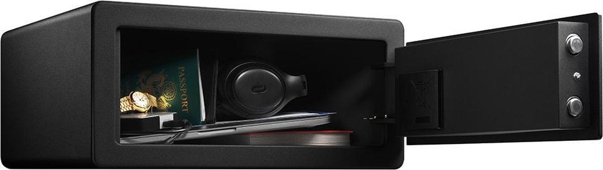 Masterlock - LX110BEURHRO coffre-fort pour ordinateur portable, ouverture par le doigt - Noir