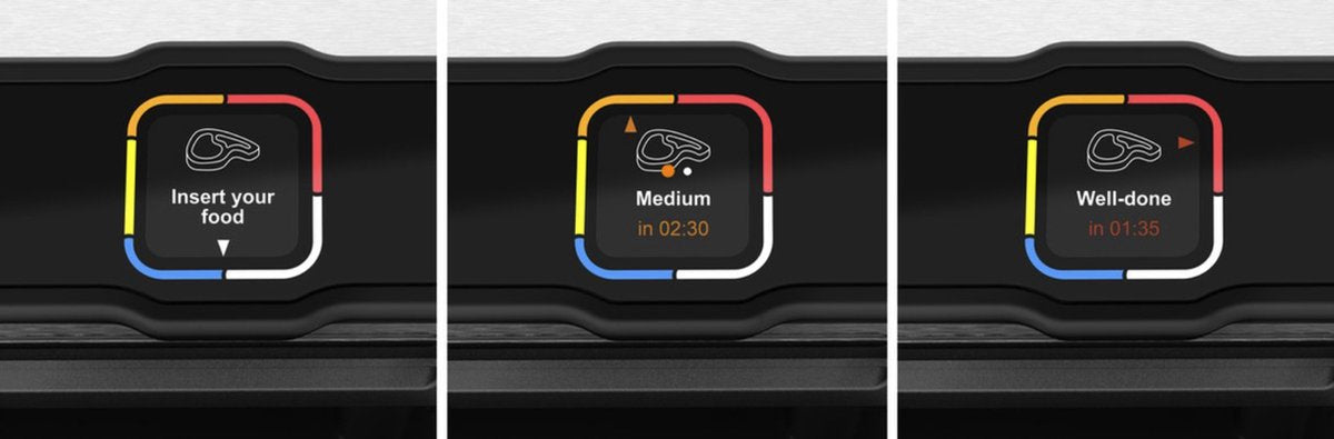Tefal OptiGrill Elite GC7508 - Gril de contact intelligent 30x20 cm - 12 programmes automatiques pour la viande, le poisson et les légumes - Assistant numérique de gril - Noir - 2000W