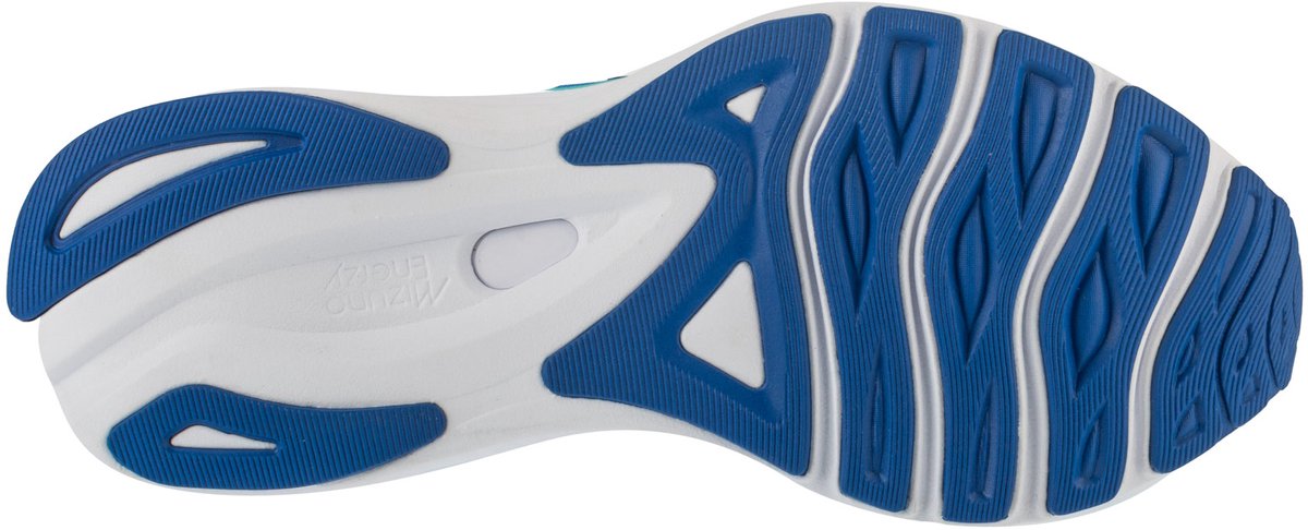 Mizuno Wave Serene 2 Running Shoes Men - Estate Blue/Silver/LightYellow - Size 44.5
