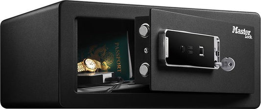 Masterlock - LX110BEURHRO coffre-fort pour ordinateur portable, ouverture par le doigt - Noir