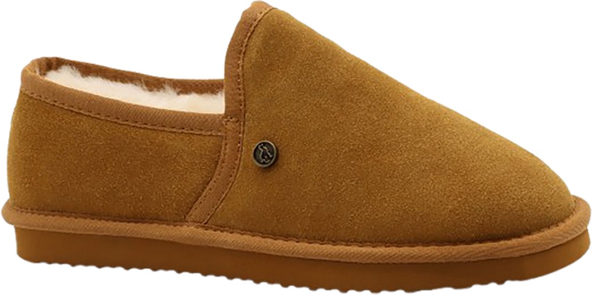 Chaussons Alpacas Footwear Soft pour hommes - Cognac - Taille 43