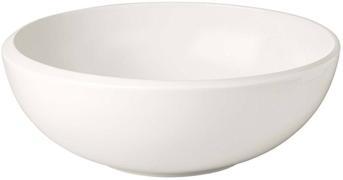 Villeroy & Boch NewMoon Bowl - 23 cm - Porcelaine blanche - Bol profond 8 cm de hauteur
