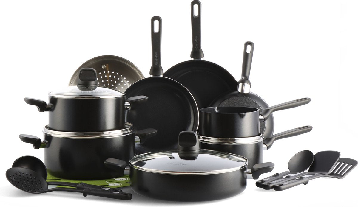 GreenPan Memphis set de poêles - Ø20 pièces - noir - induction - sans PFAS