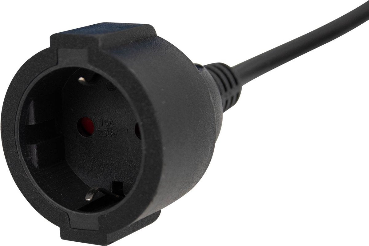 Enrouleur de câble mural Hyundai 15 m 3x1,5 mm² rétractable automatiquement bleu - support mural pivotant - 3200 W