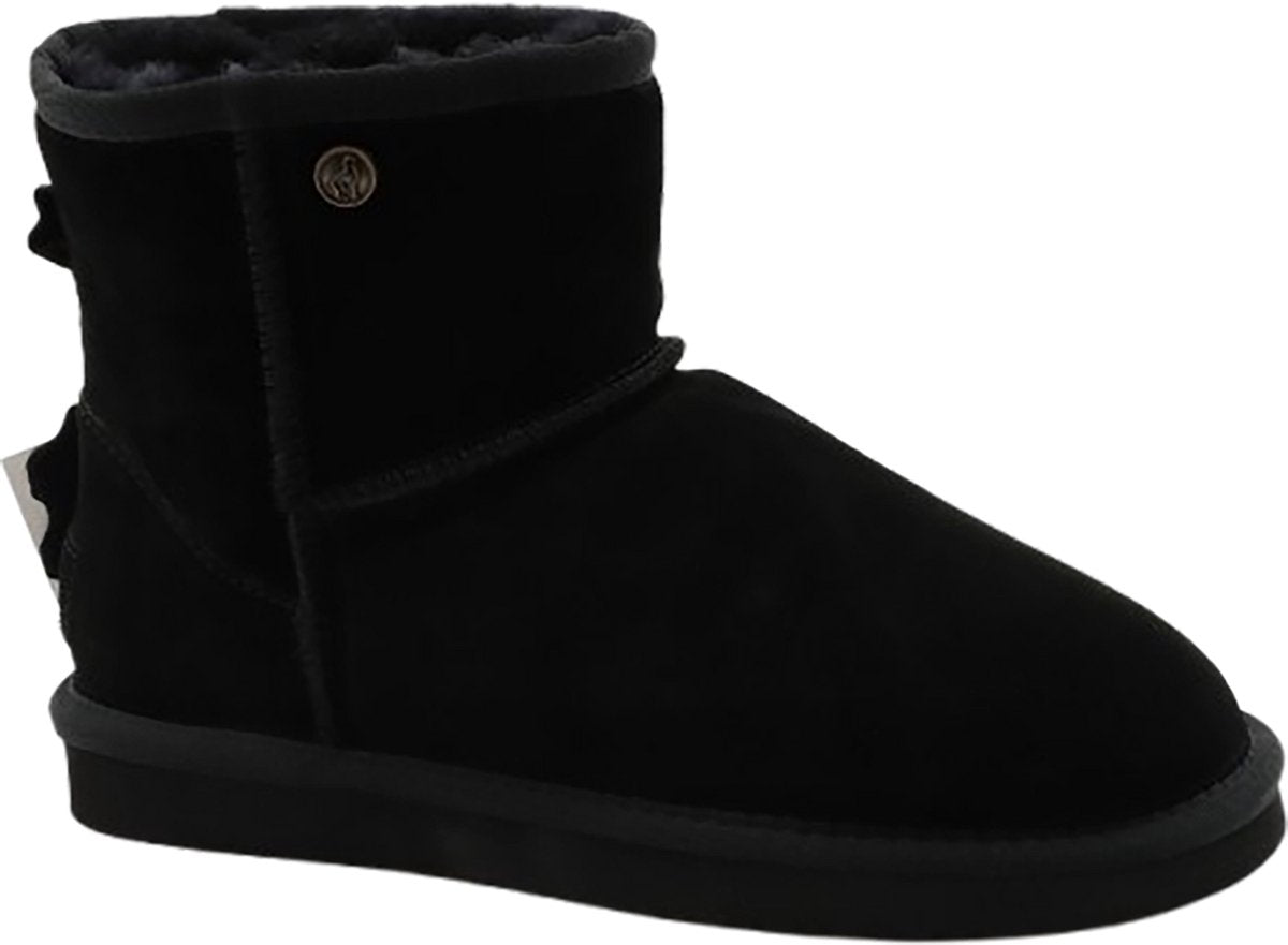 Alpacas Footwear Bottes en daim pour femmes, doublées 100% laine d'agneau - noir - taille 49