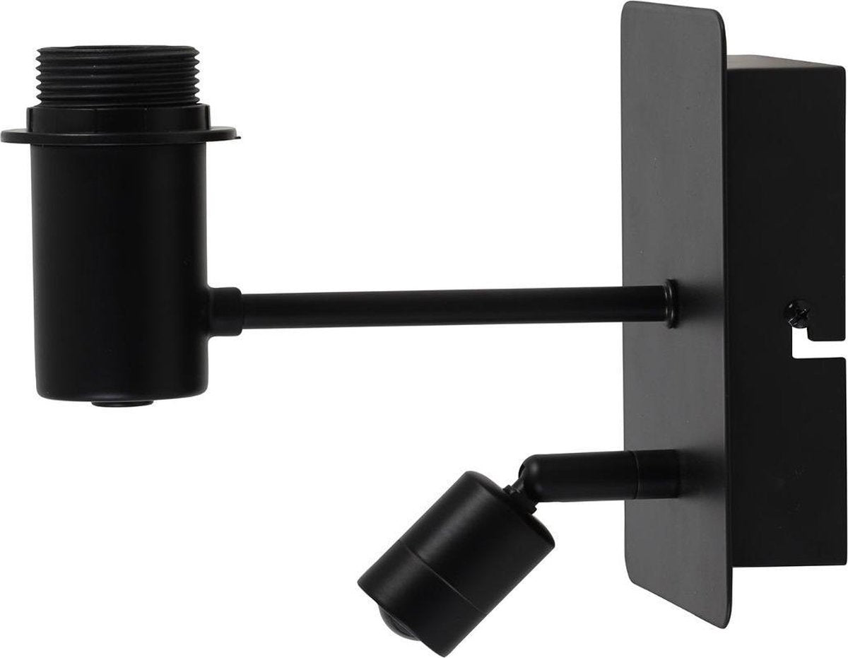 Light & Living Applique Montana - Noir - 20x11x18cm - Moderne et compact