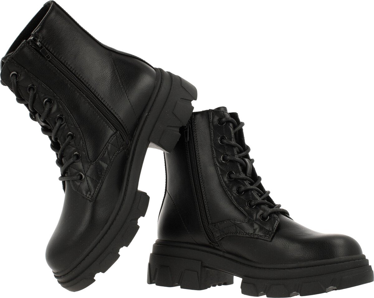 Bottes Bullboxer 267514F6S - Noir - Taille 38 - Dessus PU - Semelle TR