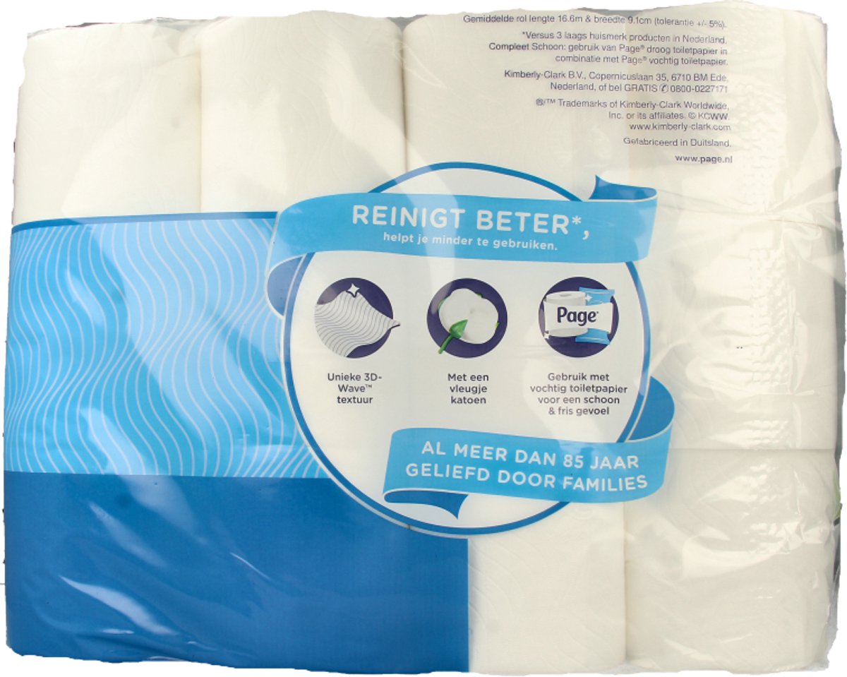 Page Papier hygiénique Complete Clean 2 plis - 24 rouleaux - Blanc
