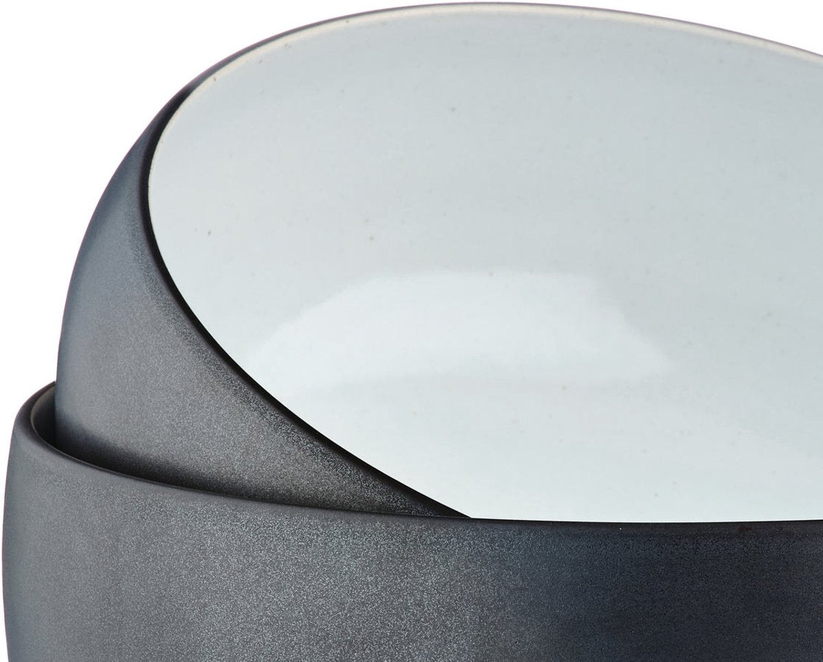 GOURMET - Essentials - Vaisselle - 12 pièces - Onyx