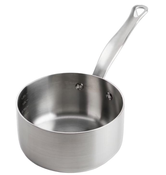 Mauviel 1830 Saucière Ø 16 cm acier inoxydable 1.49 L - Argent