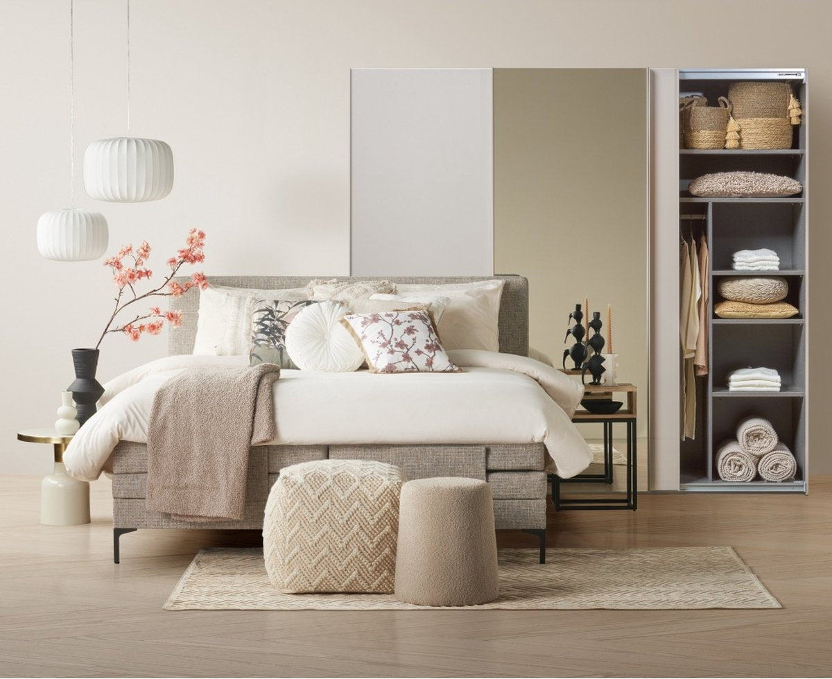 Light & Living Lampe pendante Lexa White - Ø44cm - Moderne pour Salon, Chambre à coucher et Salle à manger