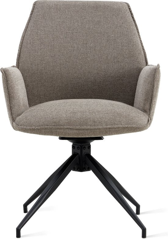 2x Collectables Chaise de salle à manger Jill - Linen Taupe (ensemble de 2)